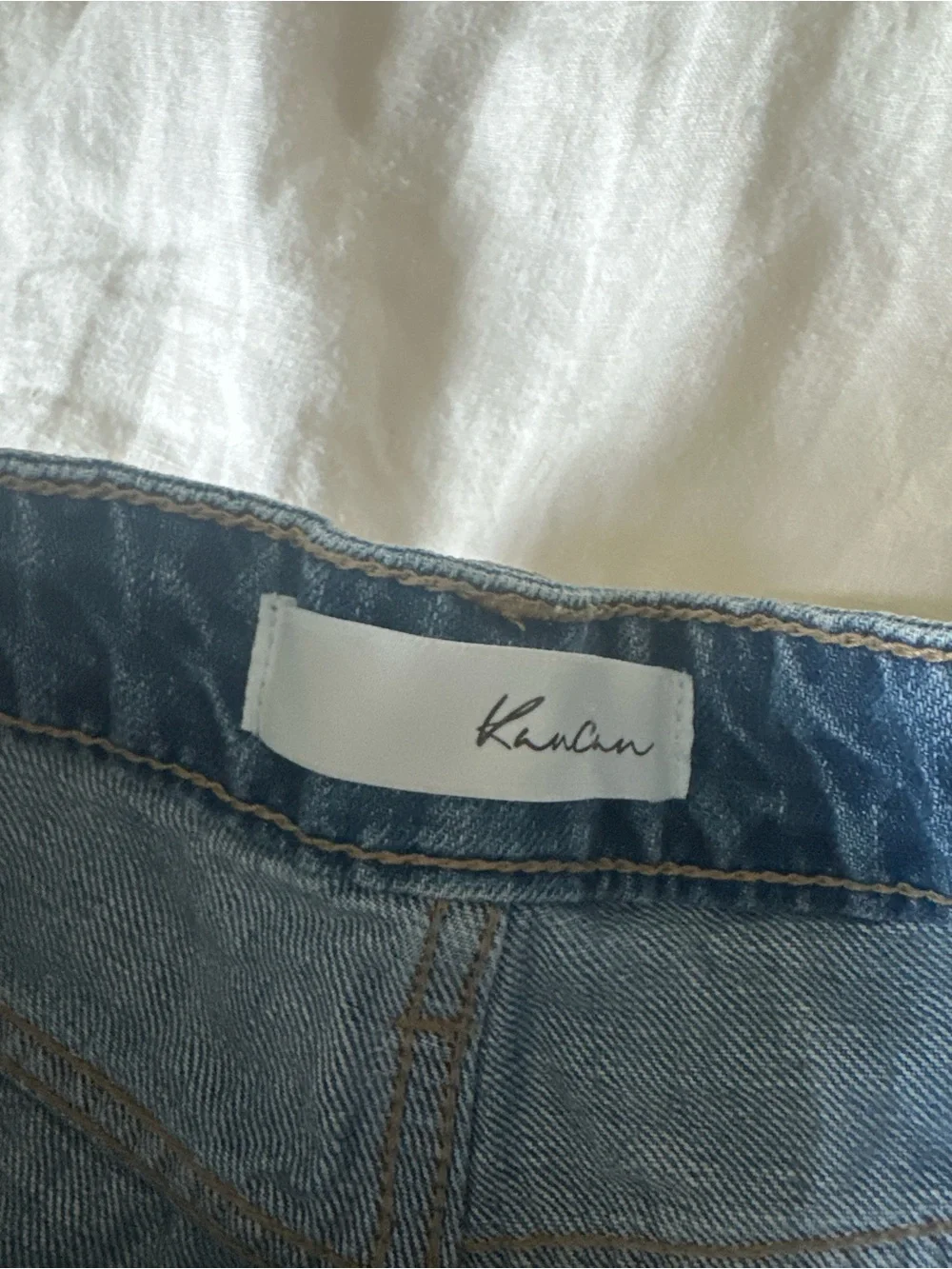 KanCan Light Blue Distressed Denim Cutoff Shorts